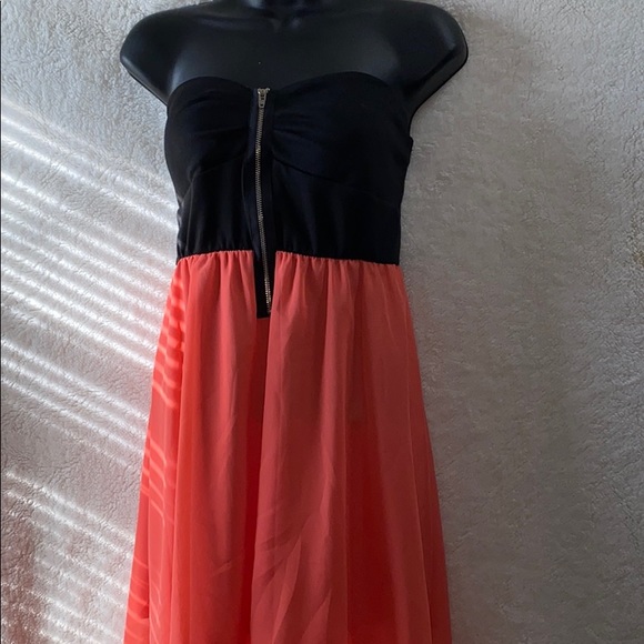 Deb Dresses & Skirts - Deb Strapless Dress High Low Size Medium